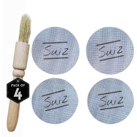 SUIZ Pack of 4 Puck Screen 54mm, 1.7mm Thickness Espresso Puck Screen for Portafilter 54mm, 304 Stainless Steel Espresso Screen with Brush, Coffee Puck Screen for Barista. Great Value for Money.