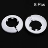 sourcing map 34-35mm Pipe Cover Decoration PP Plastic Water Pipe