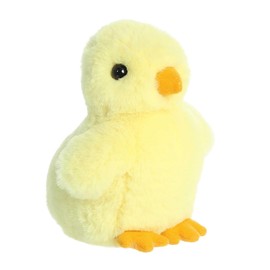 Aurora® Adorable Mini Flopsie™ Cheeky Chick™ Stuffed Animal - Playful Ease - Timeless Companions - Yellow 8 Inches
