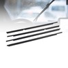 Window Moulding Trim Weatherstrip Window Seal, 4PCS Car Door Weatherstrip