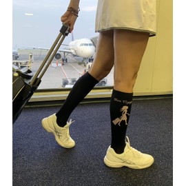 Travel Compression Socks for Women & Men, 20-30 mmHg, Graduated Compression for Flight Travel