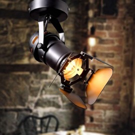 Hobaca GU10 L19 * W17cm Mini Loft Spotlight Ceiling Lights Industrial Track Light Surface Mounted Retro Lamps Downlighting