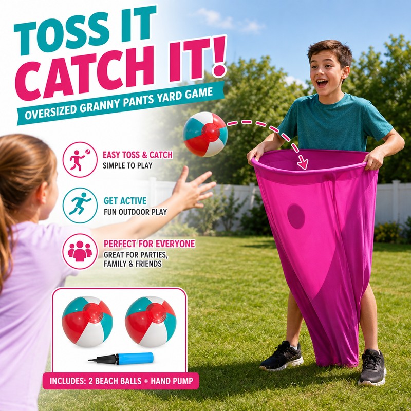 Granny Pants Yard Toss Game for Parties – Complete Outdoor