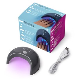 OPI GELement Lámpara LED de curado para esmalte de uñas de gel | Resultados de manicura profesional de calidad de salón de bricolaje | Diseño de 4 ded