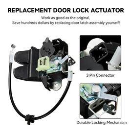 SYERAL Trunk Latch Actuator Replacement for 2011-2015 Hyundai Sonata Tailgate Trunk Lid Latch Lock Actuator Motor
