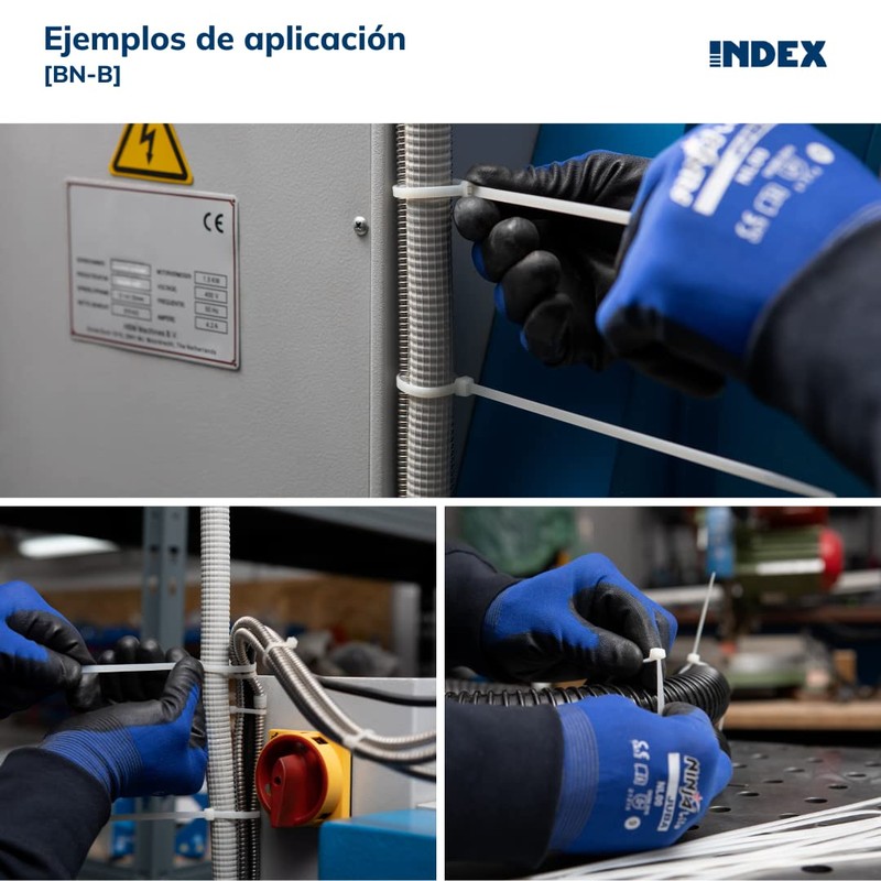 Index bb25080 – Nylon cable ties 2.5 x 80 white