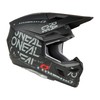O'Neal 3 SRS Adult Helmet Static Black/Gray Medium