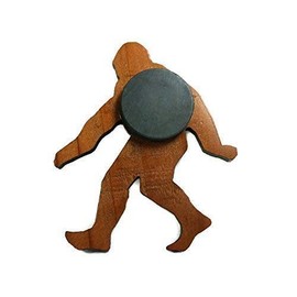 Bigfoot Wood Refrigerator Magnet California Redwood Sasquatch Made in USA Handmade