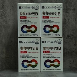 Chong Kun Dang Health Vitality Vitamin B Plus 60 tablets x 4 boxes, 8 months supply / 종근당건강 활력비타민B 플러스 60정 x 4박스 8개월분