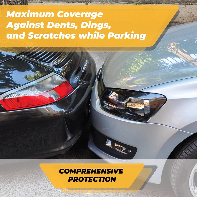 TrexNYC Bumper Protector, Front and Rear Bumper Guard (Front Bumper