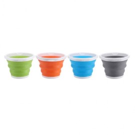 Foldable basin, portable basin, foldable wash basin Javara Basin Orange 2ea