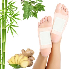AlphaDesignLuxe Natural Ingredients Foot Patches (20pcs), Stress Reduction Foot Pads.