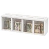 UNICRAFTALE 4-Slot Wooden Money Saving Box Wall Mounted Savings Bank