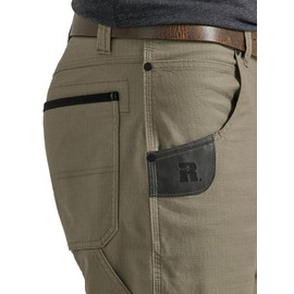 Wrangler Riggs Workwear Men's Straight Leg Technical Carpenter Pant, Dark Khaki