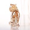 DOJOZ Crystal Tiger Figurine Animals Craft Home Decor Ornaments Collectible