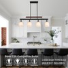 Farmhouse Dining Room Light Fixture Over Table, 4-Light Kitchen Island