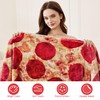 SeaRoomy Pizzas Blanket, Wrap Throw Food Blanket, Novelty Funny Flannel