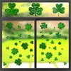 Oeyliz St Patricks Day Window Clings Shamrock Window Stickers St