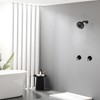 BEIYI 2 Handle Shower Faucet and 5 Mode Shower Head,