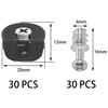 30 PCS Furniture Connectors Eccentric Cam Lock,Funiture Connection Fixing Screws