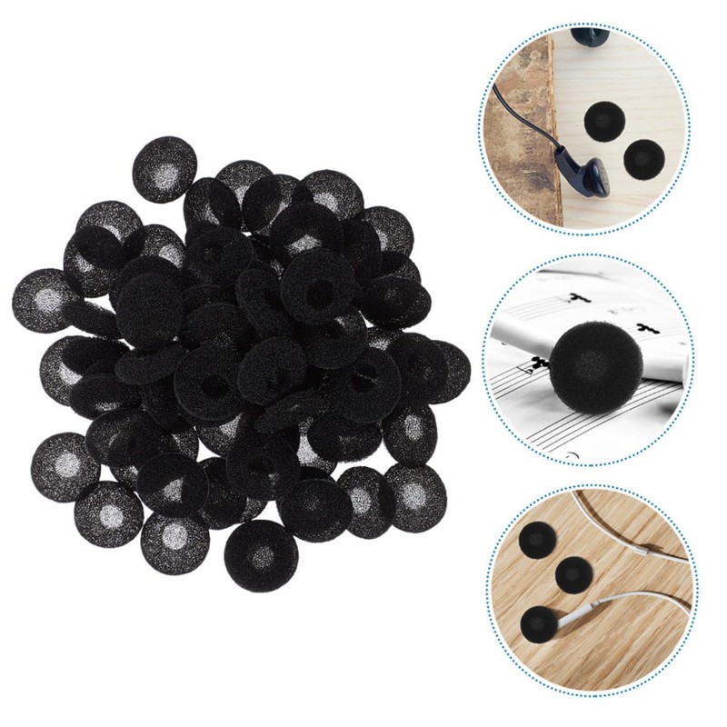 SHINEOFI 200Pcs Earbud Covers Comfortable Replacement Ear Bud Pads Durable
