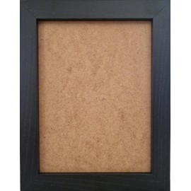 Aryllis 30cm x 30cm Photo Frame, Black, U.K. Manufactured, Wall Hanging Picture Frame with Perspex Front