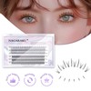 NAGARAKU 211 Pieces 3-in-1 Individual Cluster False Eyelashes - Spikes