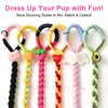 Handmade 5ft Braided Cotton Dog Leash,Durable and Stylish, Ideal for