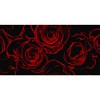 CafePress Red Roses Black Background Aluminum License Plate, Front License