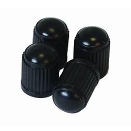 20 x Black Plastic Tyre Valve Dust Caps Car Motorbike Van Quad ATV Bike Bicycle by AllTrade Direct