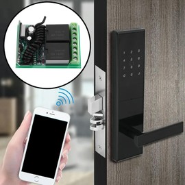 YINETTECH OU-433L2 Lernende 2-Kanal-Radioempfängerplatine 12 V 433 MHz für die Fernbedienung