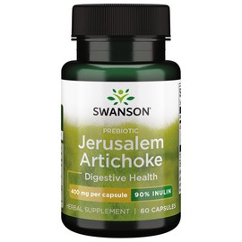 Swanson Full Spectrum Jerusalem Artichoke 400 Milligrams 60 Capsules