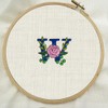 BENECREAT 4 Style 104PCS A-Z Flower Alphabet Water Soluble Hand