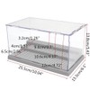 3 Steps Display Case Acrylic Box Dustproof Display Case for