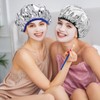 SHENLIU 6Pcs Heat Cap for Deep Conditioning, Aluminum Shower Cap,