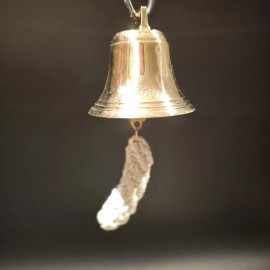 Unbranded 13" Antique Vintage Style Spiral Brass Shopkeepers Store Doorbell Bell