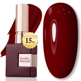 Double Rhythm- Esmalte de uñas en gel de 15 ml, puro y transparente, mismo color, mismo frasco, esmalte en gel para manicura artística, salón de...   