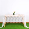 ShinyBeauty Lace Tablecloth, Rectangular, 152.4 x 304.8 cm, Boho Lace,