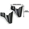 Front Turn Signal Mounts Relocation Kit for Sportster XL1200X 2010-2015,