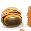 HemeraPhit Adjustable Genuine Leather Wrist Wraps Weight Lifting Wrist Support