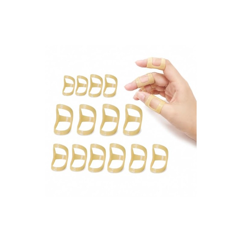 14 Pcs Oval Finger Splints, Waterproof Finger and Thumb Support