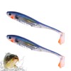 Bass Fishing Lures,Realistic Soft Fishing Lures | Soft T Tail