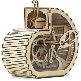 Wise Elk Snail Wooden Mechanical Model Kit