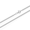 NKlaus Genuine 925 curb silver chain curb chain necklace 1.70