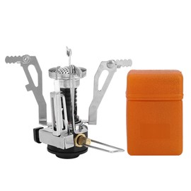 Portable Mini Stove Foldable Outdoor Survival Integrated Furnace Burners for BBQ Camping Picnic