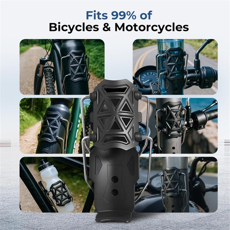 Adaptive Cycling & Motorcycle Cup Holder – Universal Bike/ATV/Boat Drink
