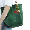 Auony Glitter Cherry Bag Charm, Cherry Keychain Accessory Purse Charm