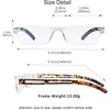 YEIN 2 Pairs Blue Ligth Blocking Reading Glasses for Men