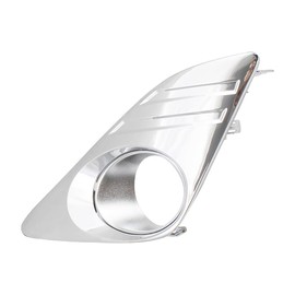 Brock Replacement Drivers Fog Lamp Chrome Cover Front Left Bumper Light Hole Trim Bezel Compatible with 12-14 Camry 5212806310 TO1038148