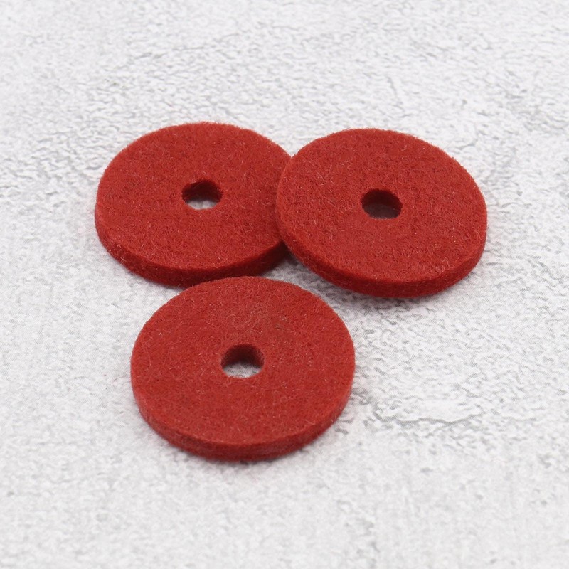 SG Store 10 Pezzi Portarocchetto Feltrini Rossi Artigianali Compatibile con